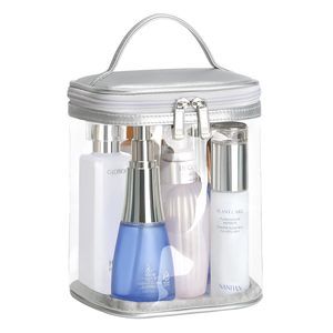 Premium Clear Makeup Bag With Inner Pocket, Transparent Cosmetic Pouch For🙀